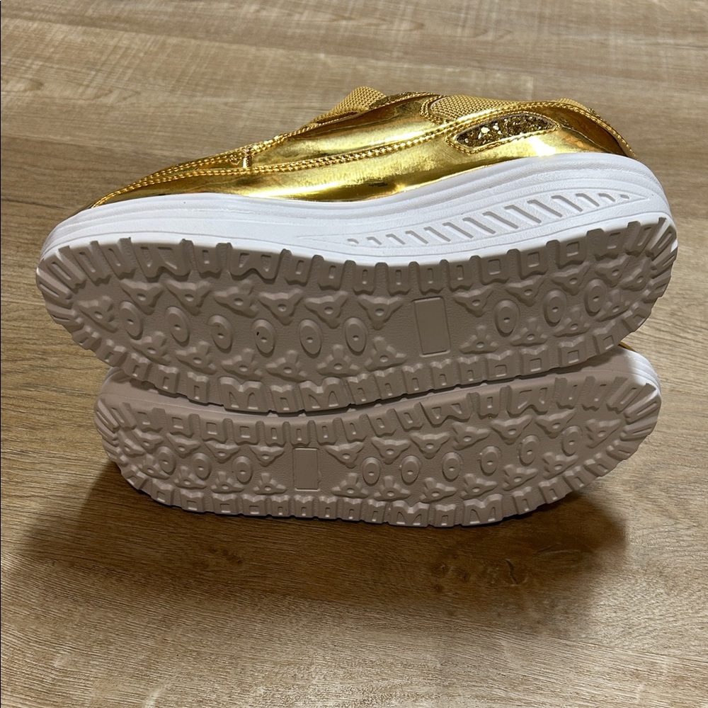 Gold and Yellow Sneakers - Picture 4 of 9